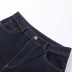 Square Neck Denim Tank and High Waist Jeans Set