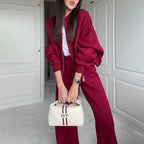 Straight Leg Pants Co-ord Set