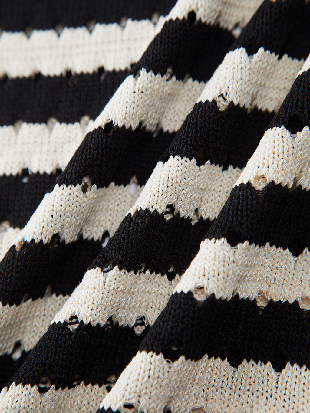 Striped Crochet Sweater Vest