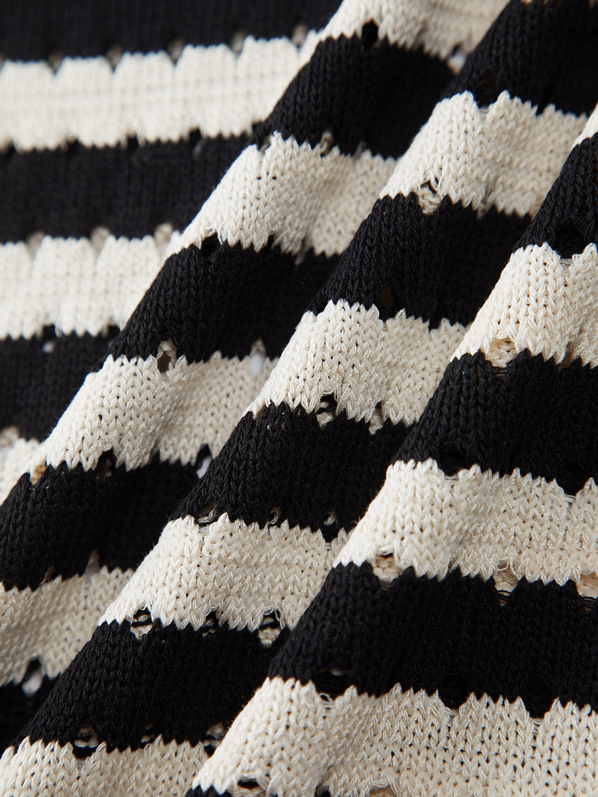 Striped Crochet Sweater Vest