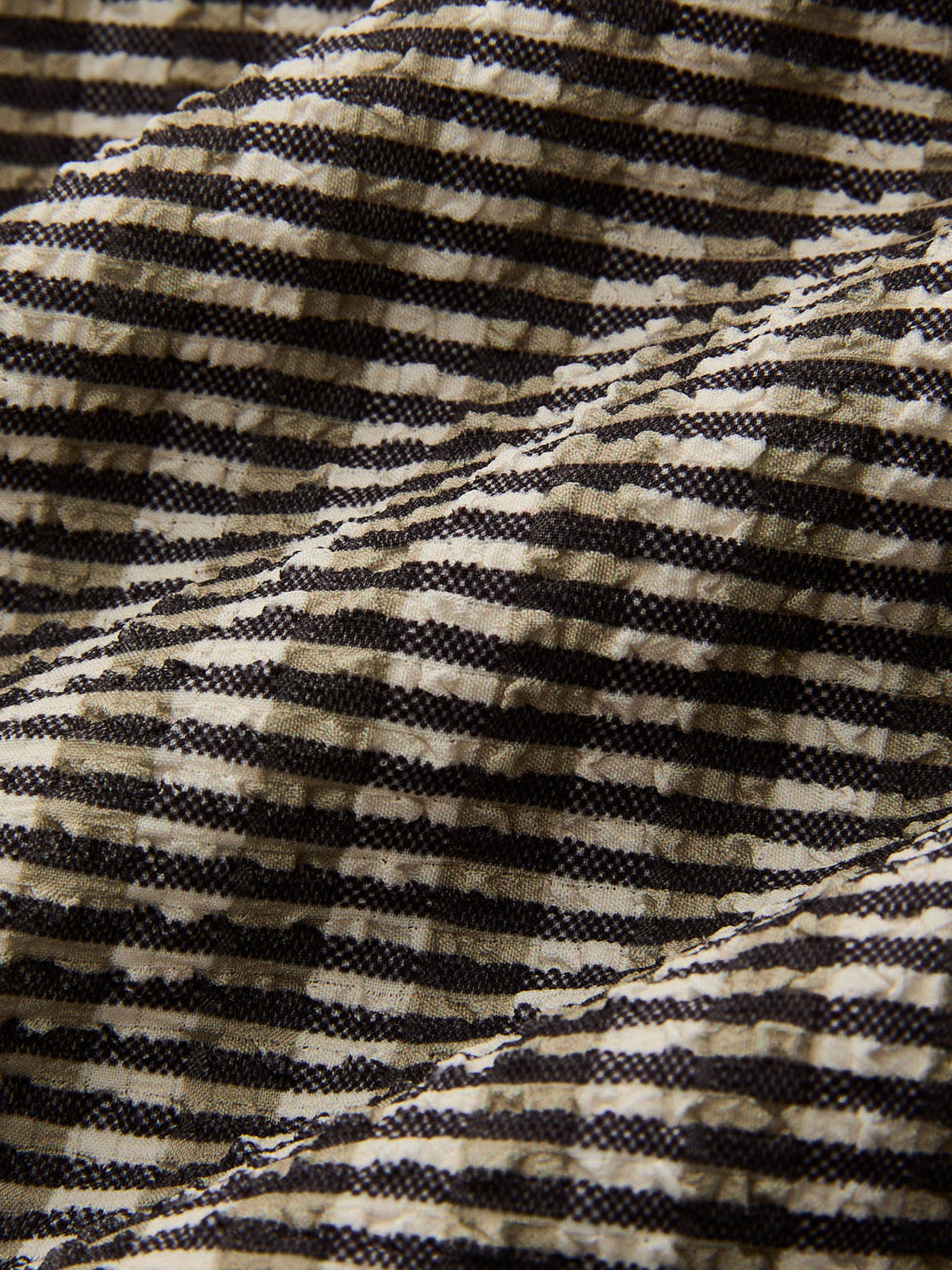 Textured Striped Asymmetric Sleeveless Midi Dress