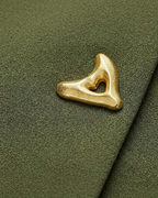 V-Neck Button Down Blouse