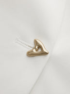 V-Neck Button Down Blouse