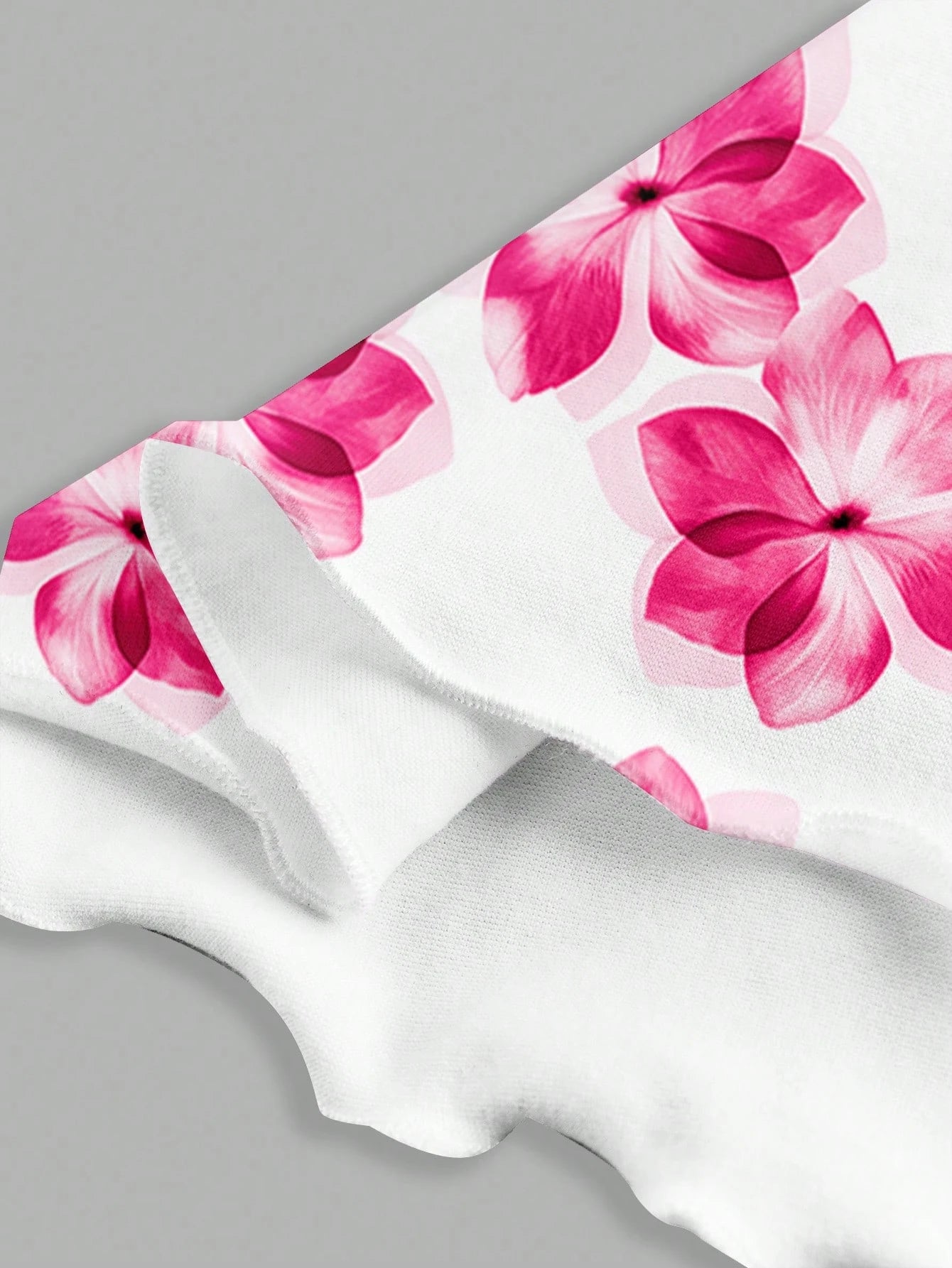 White Off Shoulder Floral Print Backless Mini Dress